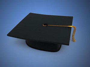3d cap graduation model