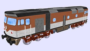 3D diesel locomotive south australian model