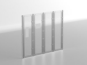 Metal Fence 3D model