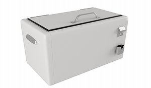 3d model vintage cool box