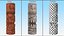 Colección de estatuas Tiki de piedra