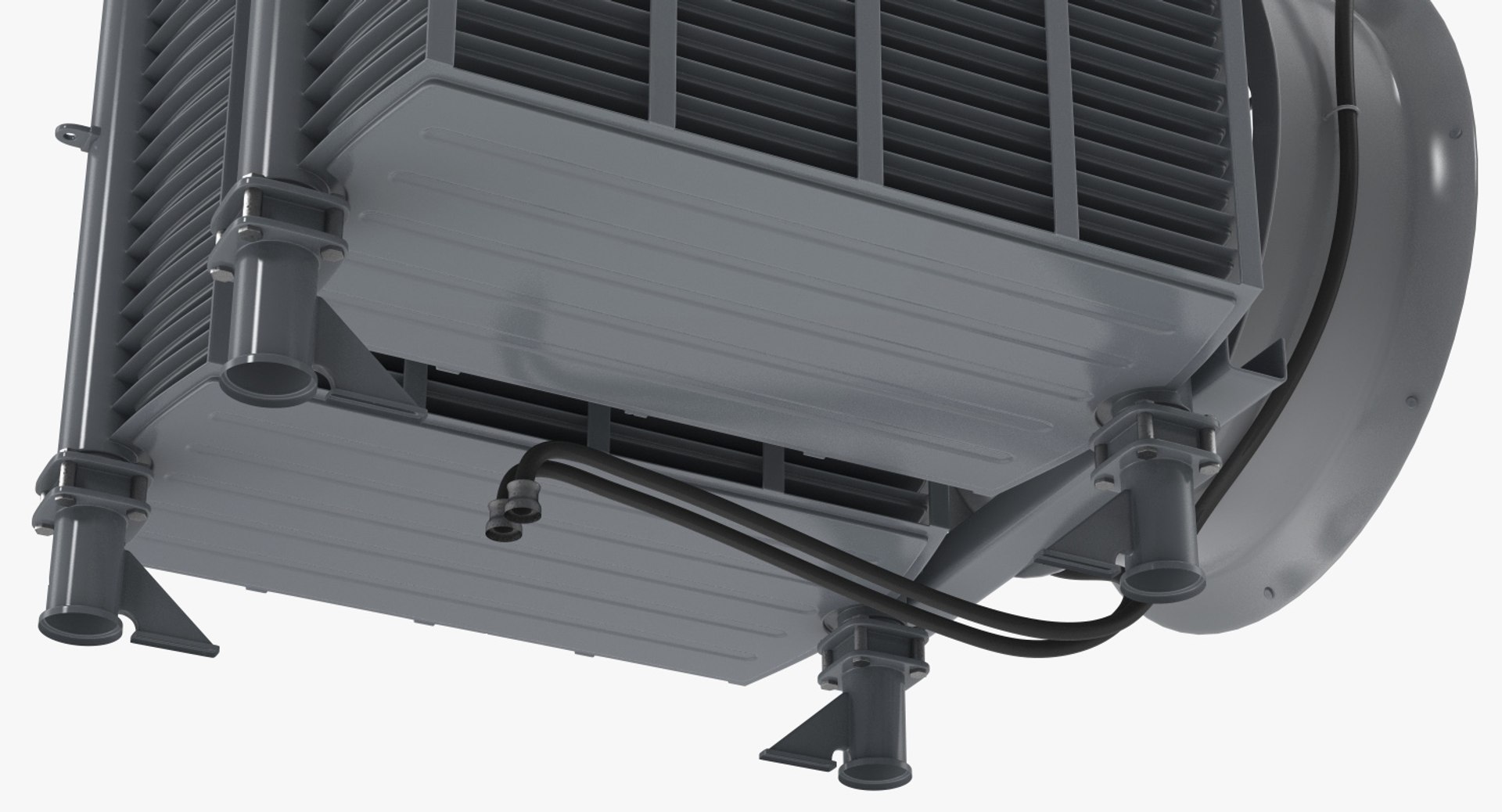 3D Industrial Radiator Fan TurboSquid 1307303