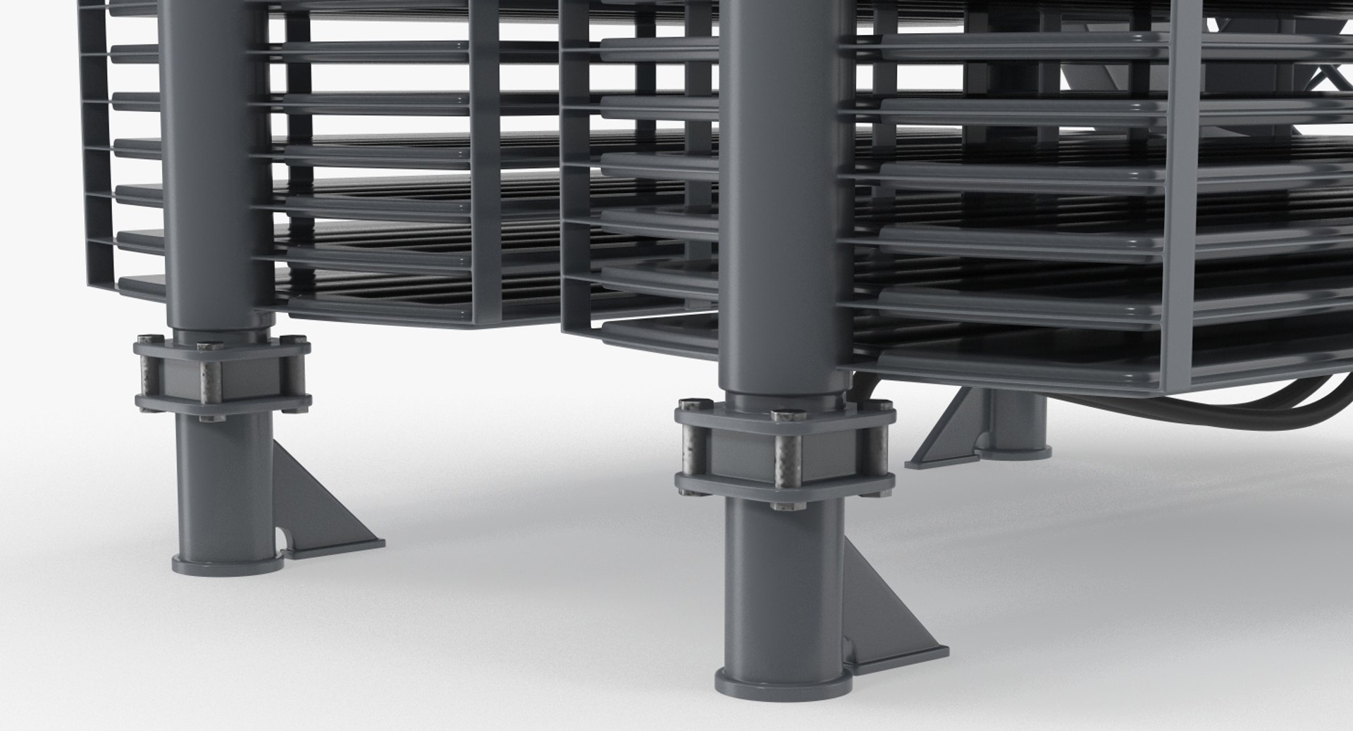 3D Industrial Radiator Fan - TurboSquid 1307303