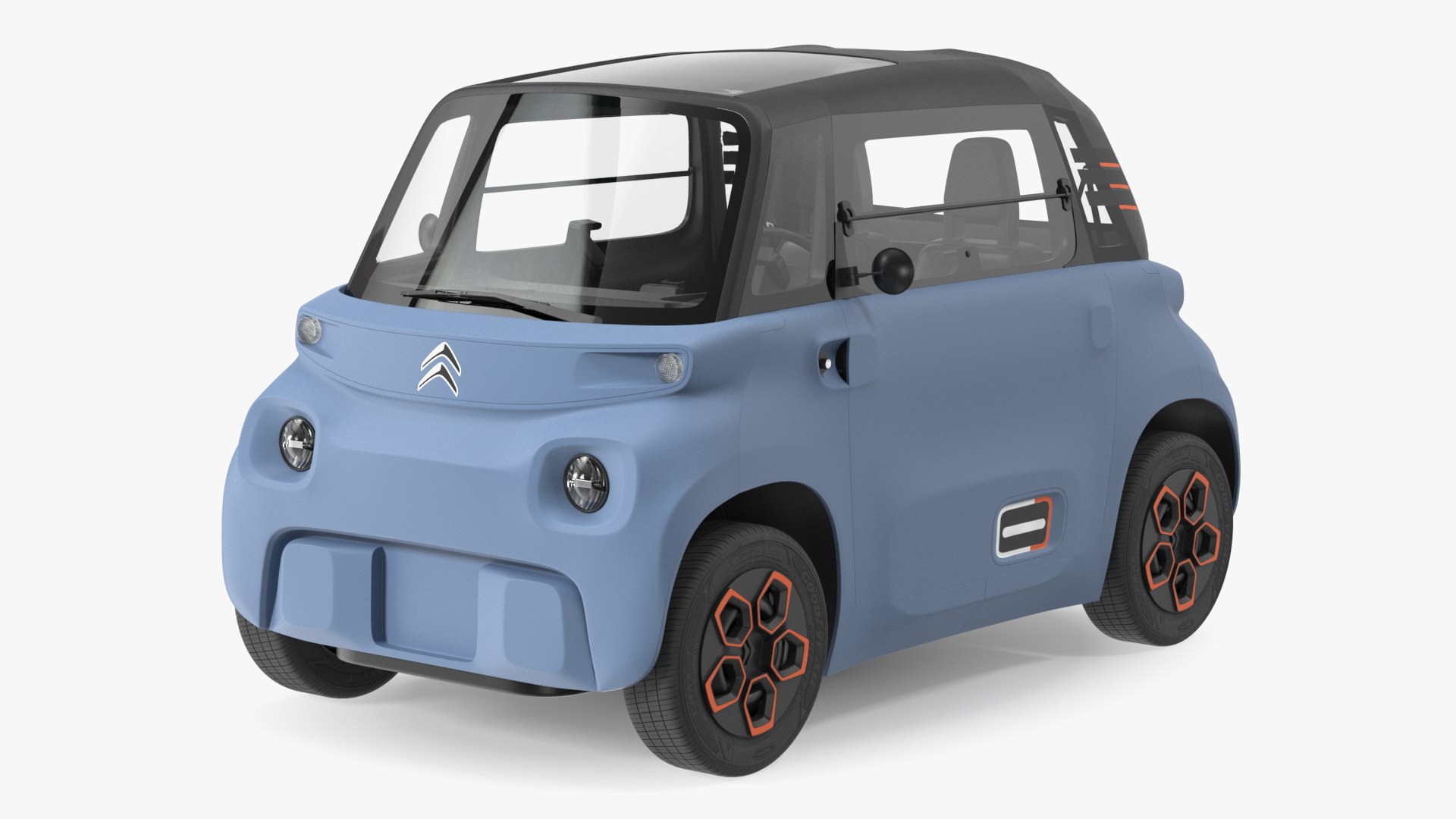 Electric Citroen Microcars Collection 3D model preview