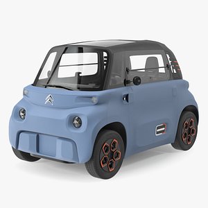 3D Electric Scooter Citroen Ami