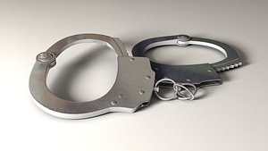 hand cuffs handcuff 3d obj