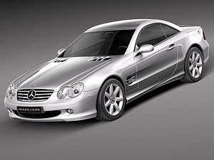 3ds max mercedes mercedes-benz sl sport