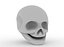 Modelo de impressão 3D Cartoon Skull