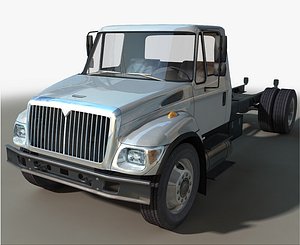 3D generic box truck model