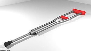 3D aids crutch underarm