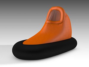 3D dinghy rescue model
