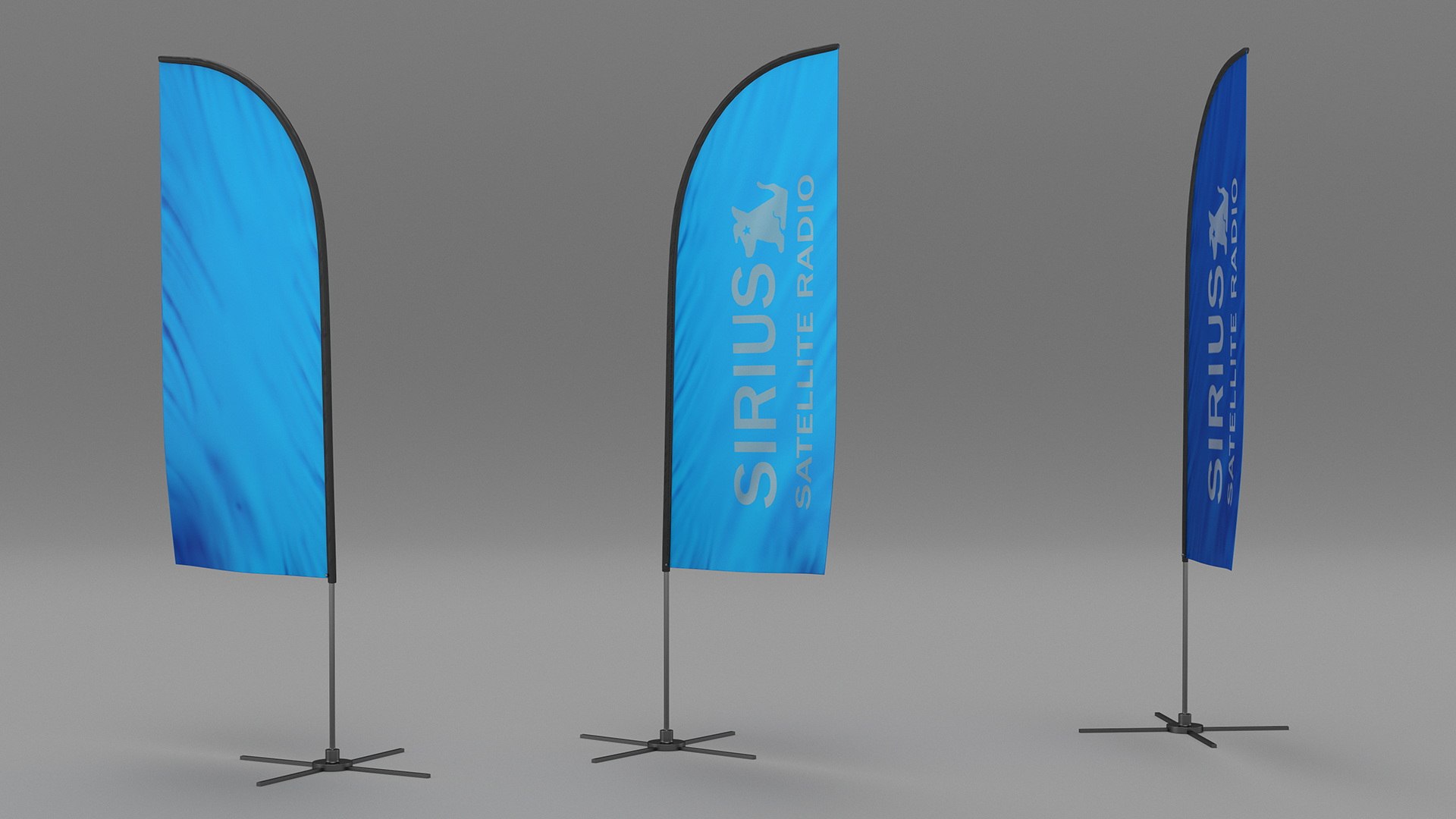 Feather Flag Banner With Stand 3D Model - TurboSquid 2235908