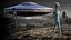 Space Alien with UFO Rigged Collection for Modo