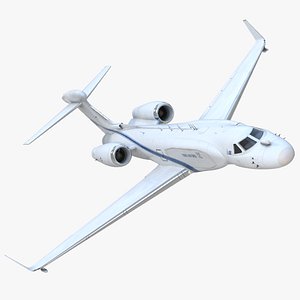 3D model Electronic Surveillance Aircraft in Flight