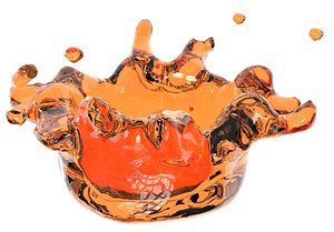 3D Soda Splash PBR model