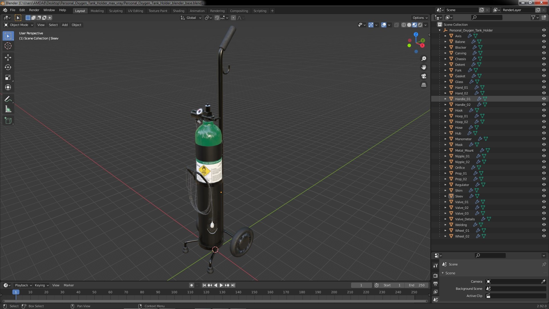 Personal Oxygen Tank Holder 3D model https://p.turbosquid.com/ts-thumb/yZ/RUOwCS/NF/personaloxygentankholder3dmodel019/jpg/1699386822/1920x1080/fit_q87/de80f1f4c75b02c19597c9c43fd750540cc389e6/personaloxygentankholder3dmodel019.jpg