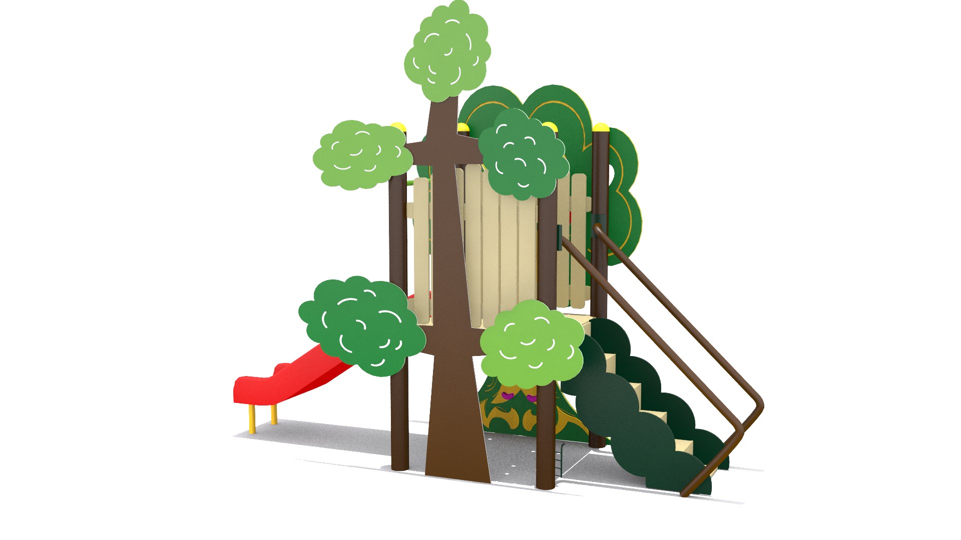 3D Mini Playground Model - TurboSquid 1767901