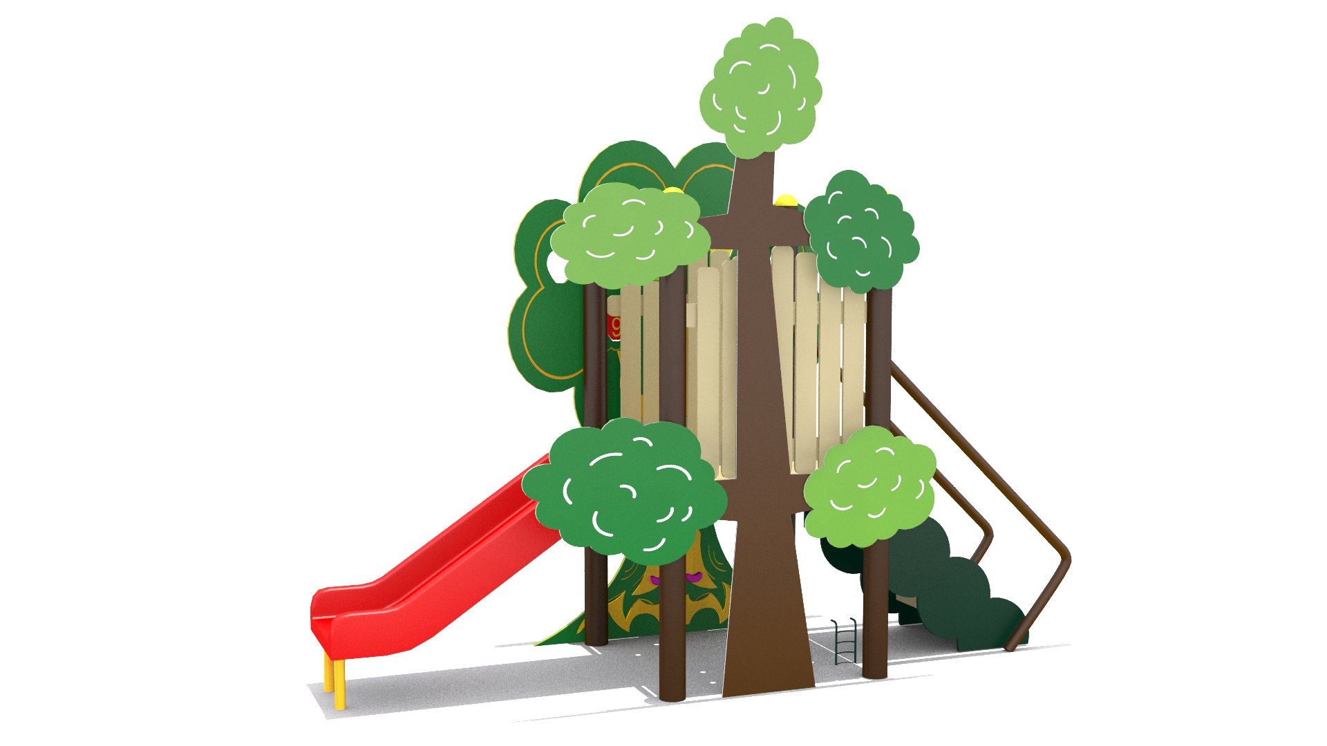 3D Mini Playground Model - TurboSquid 1767901