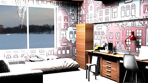 3D Room for architect - interior