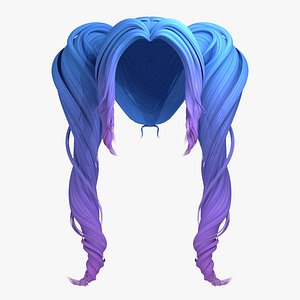 Fairy Pigtails Poly Hair