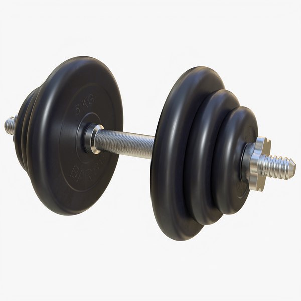 Dumbbell 01 3D model