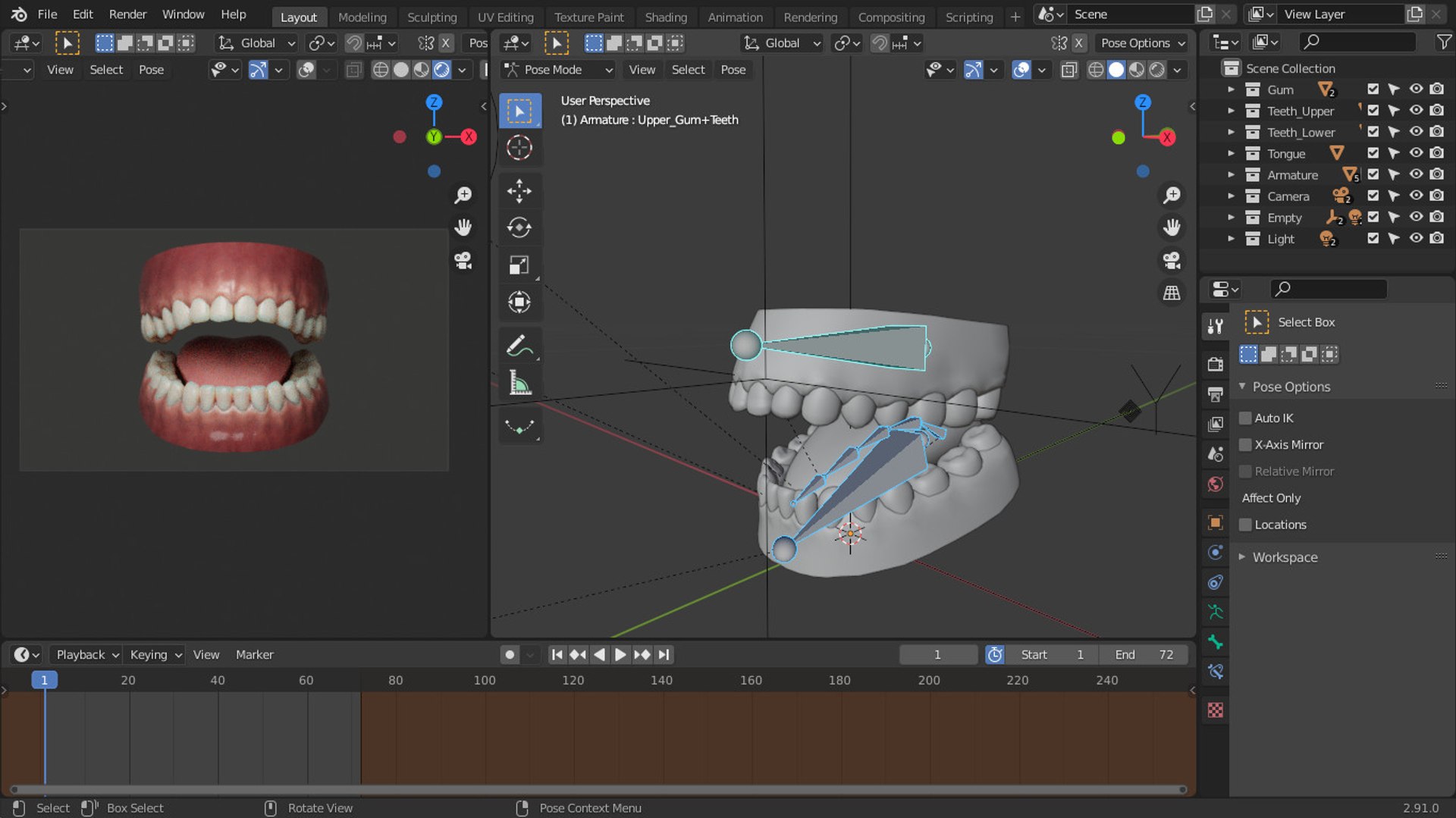 Mouth teeth 3D model - TurboSquid 1672934