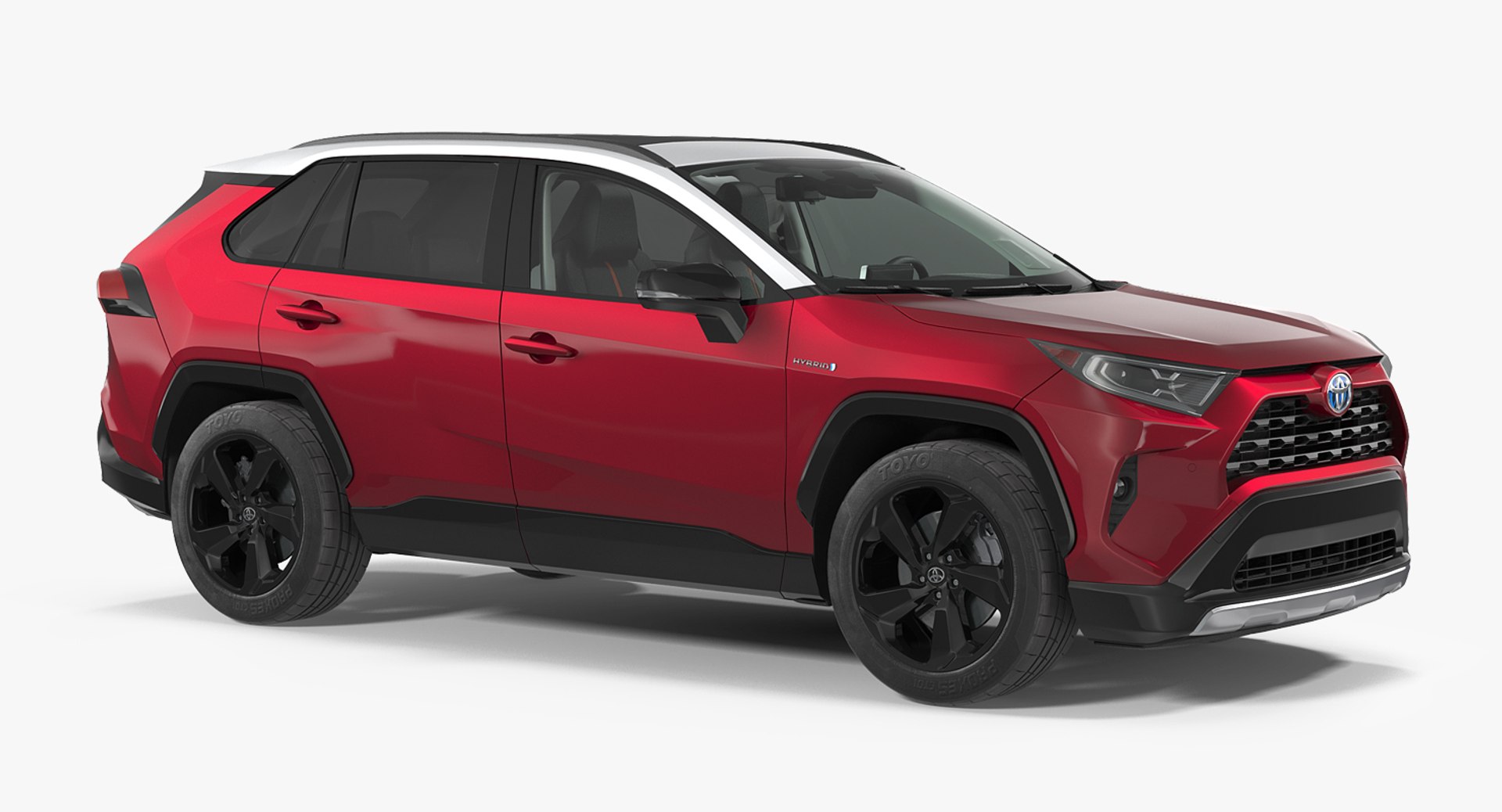 Toyota RAV4 Hybrid 2019 3D model preview