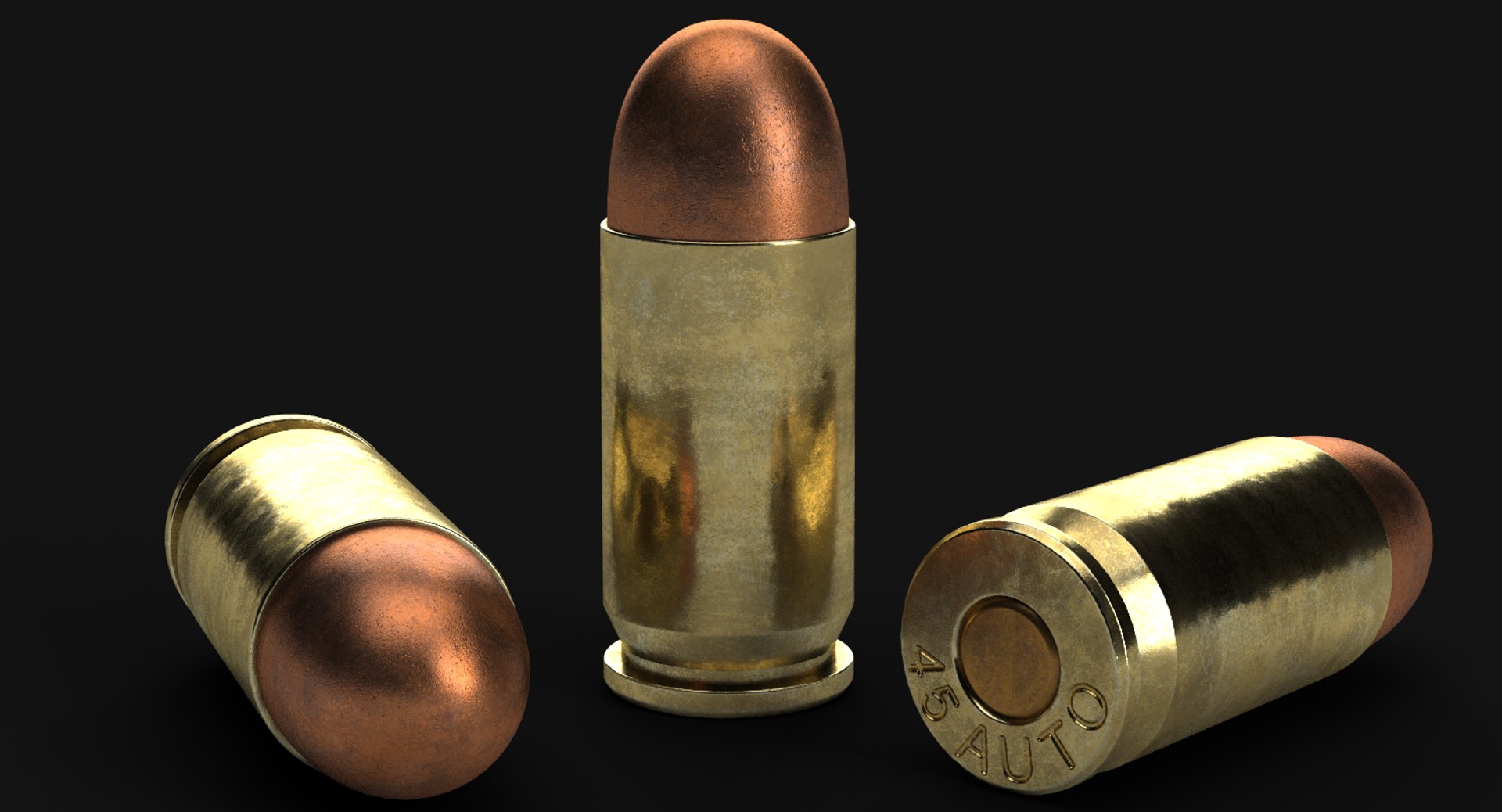 Make realistic looking bullets (.45 ACP) for props and cosplay! 