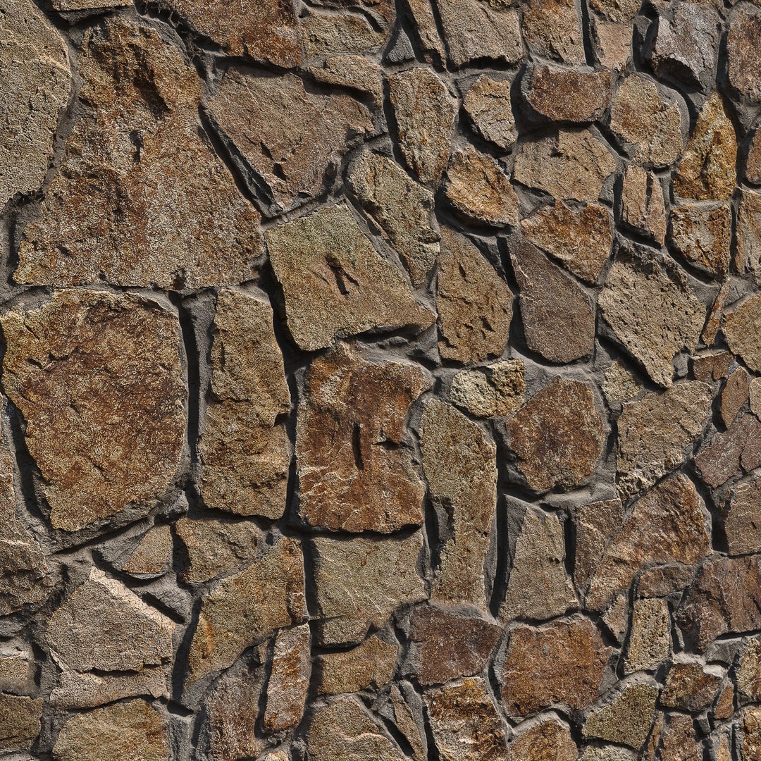 Old Rock Wall 3D Model - TurboSquid 1914944