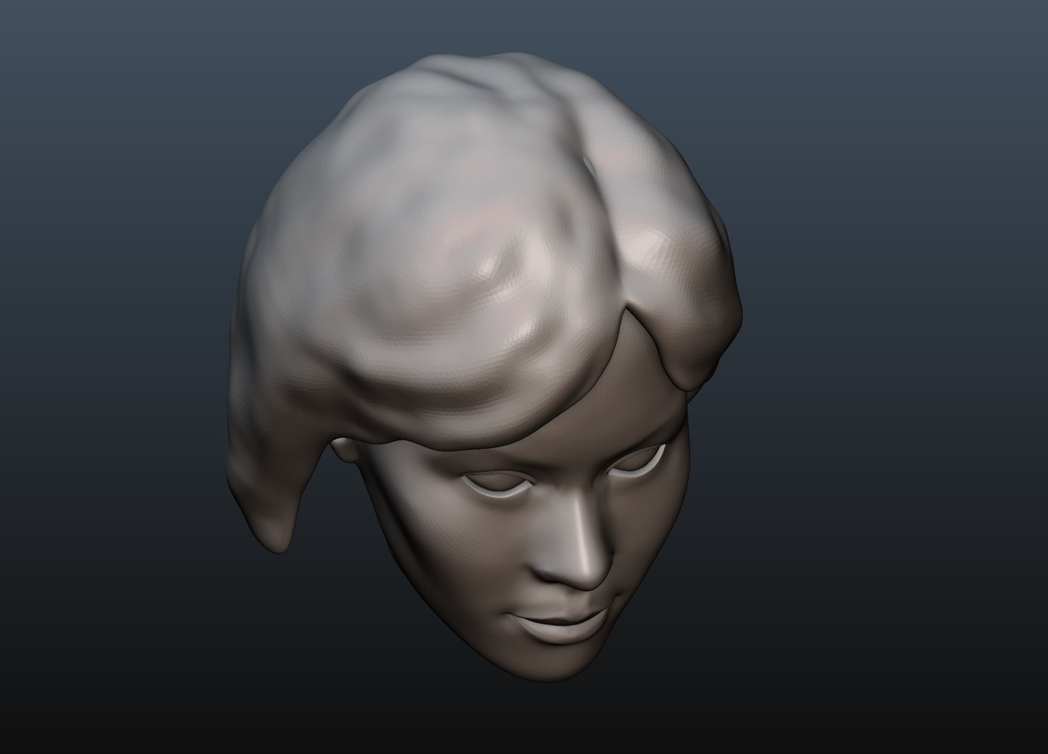 Female Head 3 3d Model Turbosquid 1890653