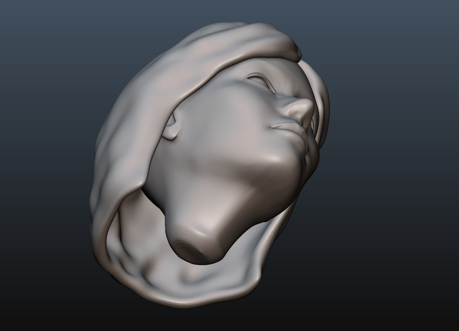 Female Head 3 3d Model Turbosquid 1890653