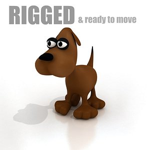 Cartoon Dog - RIGGED