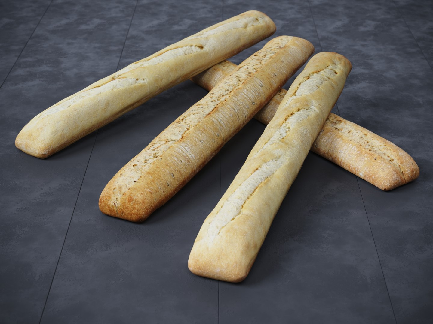 Laid Back Joie de Vivre Baguette Ciabatta Board Medium Handcrafted Oak 550x120mm Weathered Finish