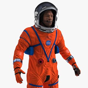 Astronaut in Advanced Crew Escape Suit Rigged