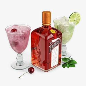 3D Cocktails Set