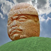 AZTEC OLMEC HEAD V2