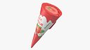Cone Ice Cream Package Mockup Strawberry
