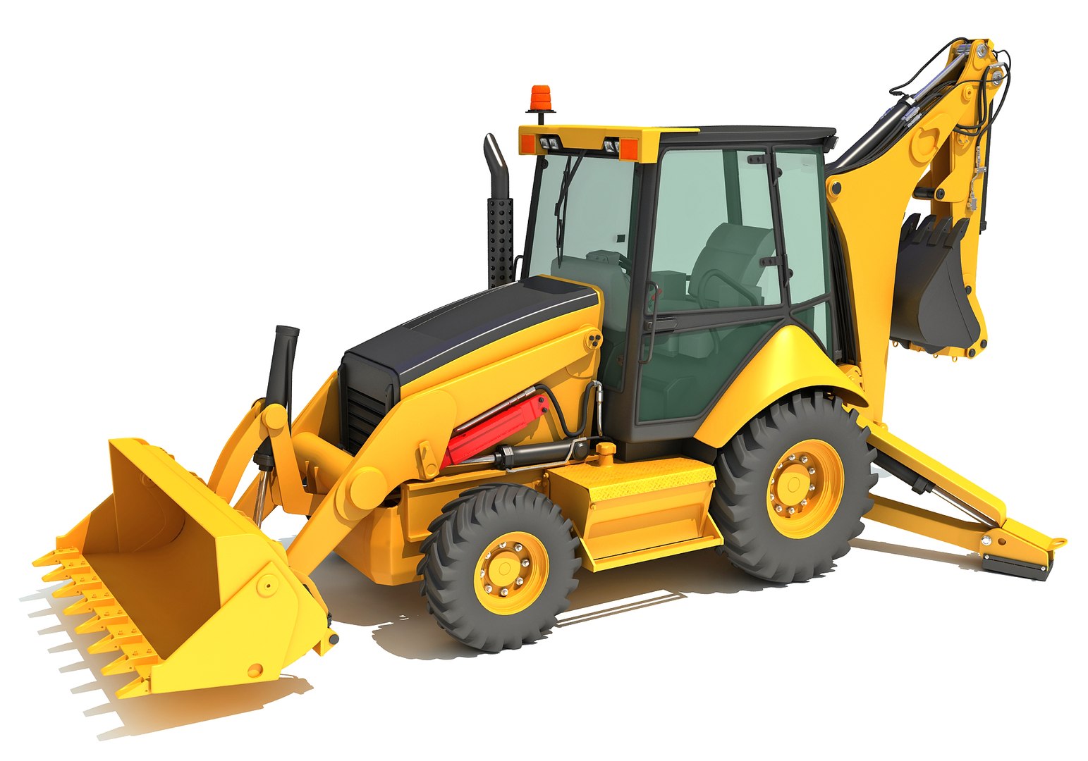 3D model backhoe loader - TurboSquid 1398386