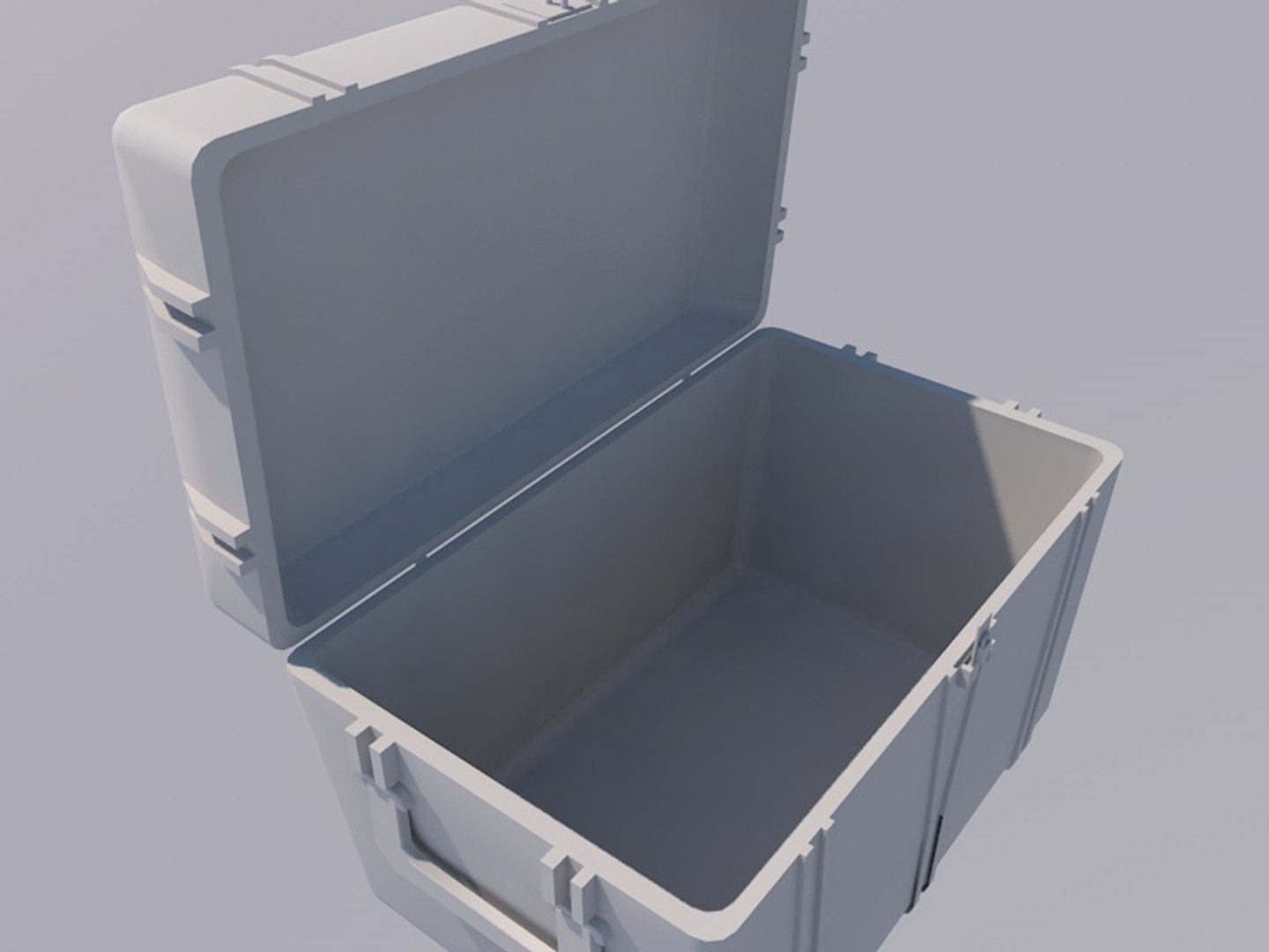 3d simple crate code lock model