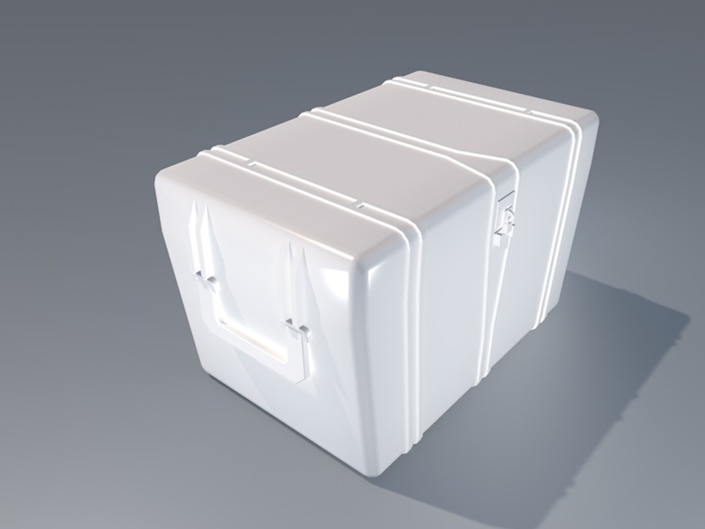 3d simple crate code lock model