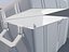 3d simple crate code lock model