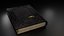 libro black旧书与动画 3d 模型 低聚 3d 模型