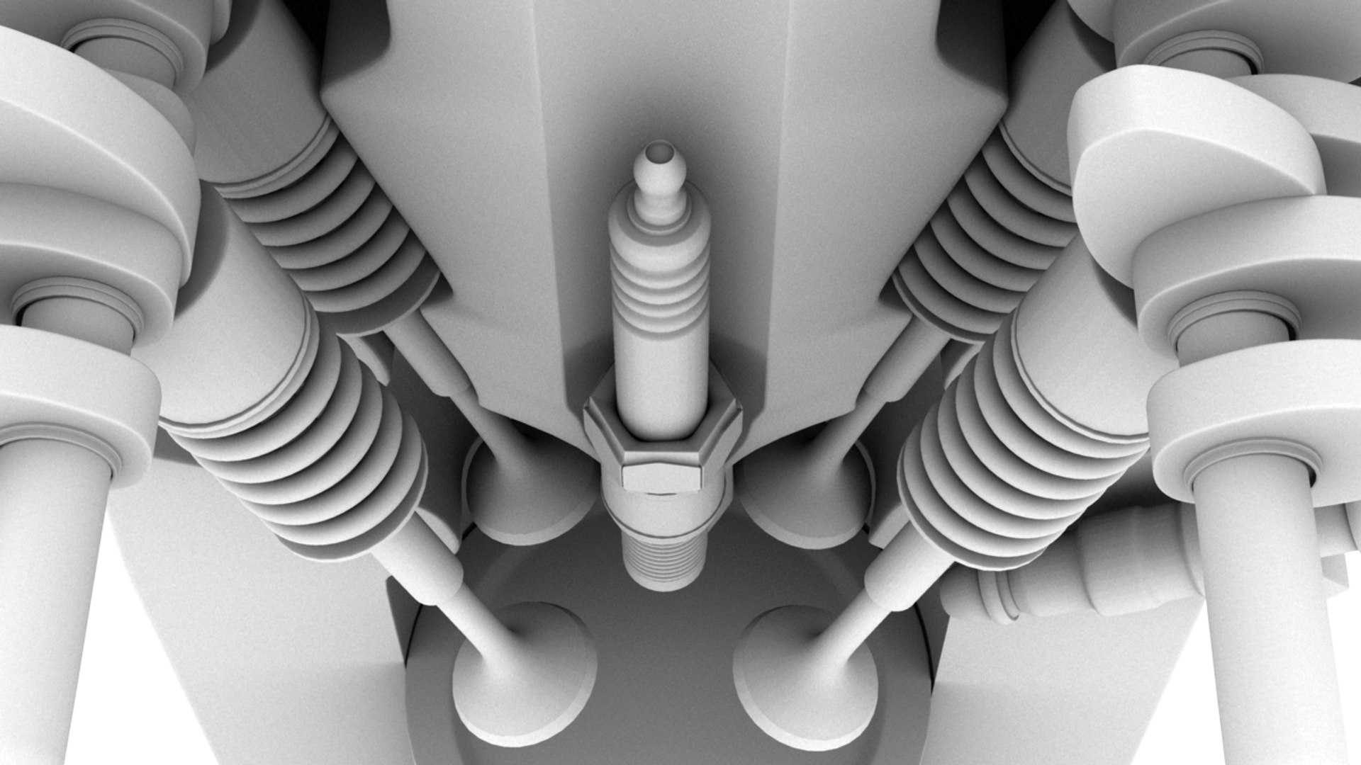 3d Obj Cylinder Engine