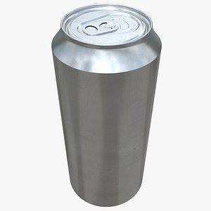 3D model Beverage Can - Sleek 500 ml