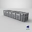 Battery Energy Storage System Container BESS 3D model