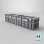 Battery Energy Storage System Container BESS 3D model