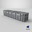 Battery Energy Storage System Container BESS 3D model