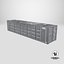 Battery Energy Storage System Container BESS 3D model