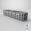 Battery Energy Storage System Container BESS 3D model