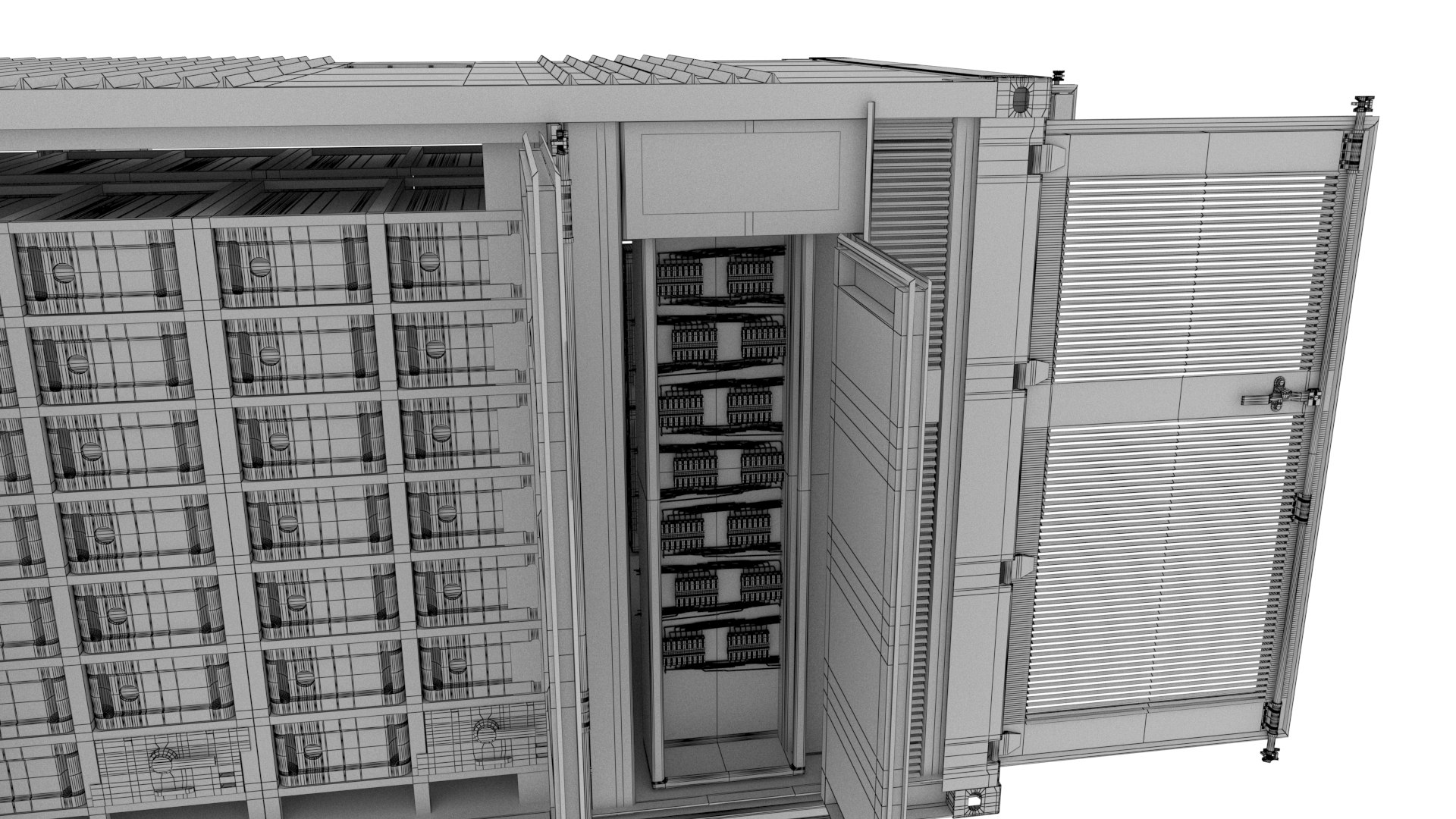 Battery Energy Storage System Container BESS 3D model https://p.turbosquid.com/ts-thumb/ya/315BOK/md/tex0053/jpg/1727485080/1920x1080/fit_q87/7e251135a3b340f280605af6c2e8356ba98e1231/tex0053.jpg